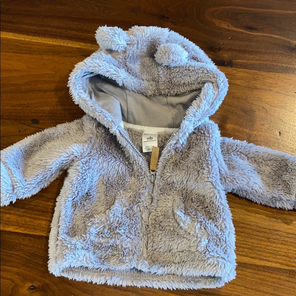 Carters soft hooded jacket